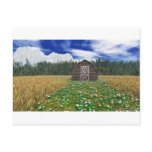 Barn in Wheat Field Post Cards