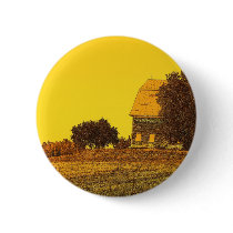 Barn In Yellow buttons by nmpics Barn In Yellow buttons