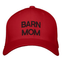 BARN MOM EMBROIDERED HAT