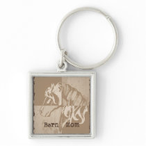 Barn Mom Keychain