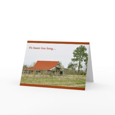 Barn note card by bsheridan1959