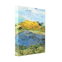 Barn on a rainy day by Vincent van Gogh Stretched Canvas Prints