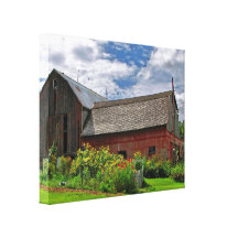 Barn on a Sunny Summer Day Canvas Prints