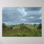 BArn on Hill, Finger Lakes NY posters