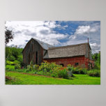 Barn on Sunny Summer Day Print