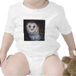 Barn Owl Bird Original Painting Art Bodysuit