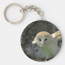 Barn Owl Keychain