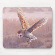 Barn Owl Mousepad