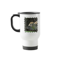 Barn Owl Plastic Travel Mug
