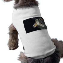 Barn Owls in a Tree Pet T-shirt