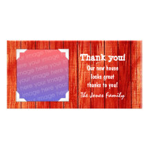 Barn Raising Photo Card