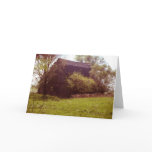 Barn scene note card