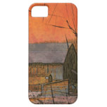 Barn Shed Orange Sky Art casemate cases