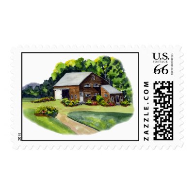 Barn Stamp by lesliezemsky