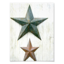 Barn Stars Photographic Print
