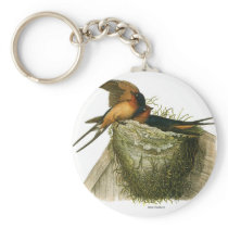 Barn Swallows Key Chain