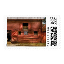 Barn - Visting the Farm postage by suburbanscenes Barn - Visting the Farm postage