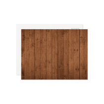 Barn Wall Made of Old Wooden Planks 2 Post Card