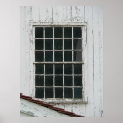 Barn Window Poster by hopefulone