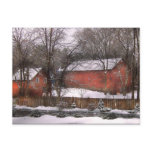 Barn - Winter in the Country Postcards
