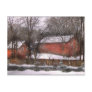 Barn - Winter in the Country Postcards