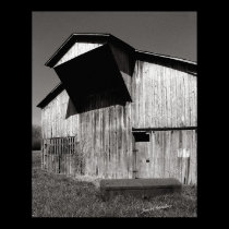 Barn With Casket posters