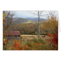 Barn with cows cards