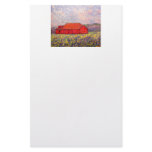 barn with irises customized stationery