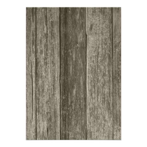 Barn Wood Chalkboard Redneck Wedding Custom Announcement