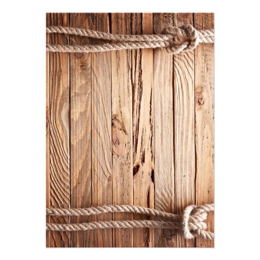 barn wood Cowboy Western country Wedding Announcement