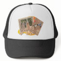 BARN YARD LOVE - LLAMAS KISSING hats by WildOnes BARN YARD LOVE - LLAMAS KISSING hats