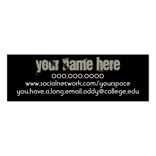 Barnacle Goose Personal Contact Cards Business Card