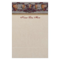Barnboards Rusted Hearts Stationery Design