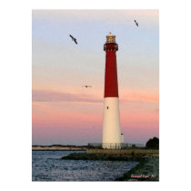Barnegat Light , Long Beach Island, NJ Poster posters