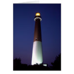 Barnegat Lighthouse at Night Card