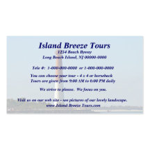 Barnegat Lighthouse Long Beach Island New Jersey Business Card Templates