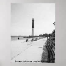 Barnegat Lighthouse, Long Beach Island Print