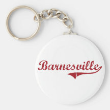 Barnesville Ohio Classic Design Keychain