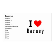 Barney, Alabama City Design Business Card Template