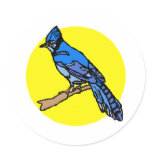 Barney Blue Jay Sticker
