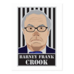Barney Frank Crook Postcard