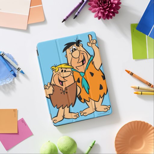 barney rubble and fred flintstone ipad air cover zazzle flintstone christmas ornaments