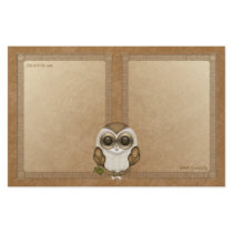 Barney The Barn Owl Notepaper Customized Stationery