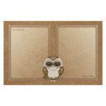Barney The Barn Owl Notepaper Customized Stationery