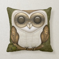 Barney The Barn Owl Pillows