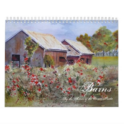 Barns Calendar by cornerstudioart