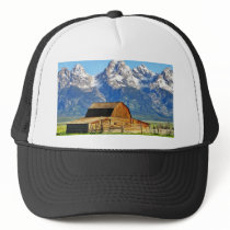 Barns Grand Tetons Mountains hats