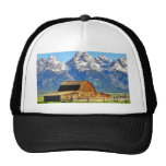 Barns Grand Tetons Mountains Trucker Hat