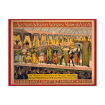 Barnum and Bailey Circus Poster Postcards