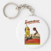 Barnum and Bailey: Football Dogs keychains